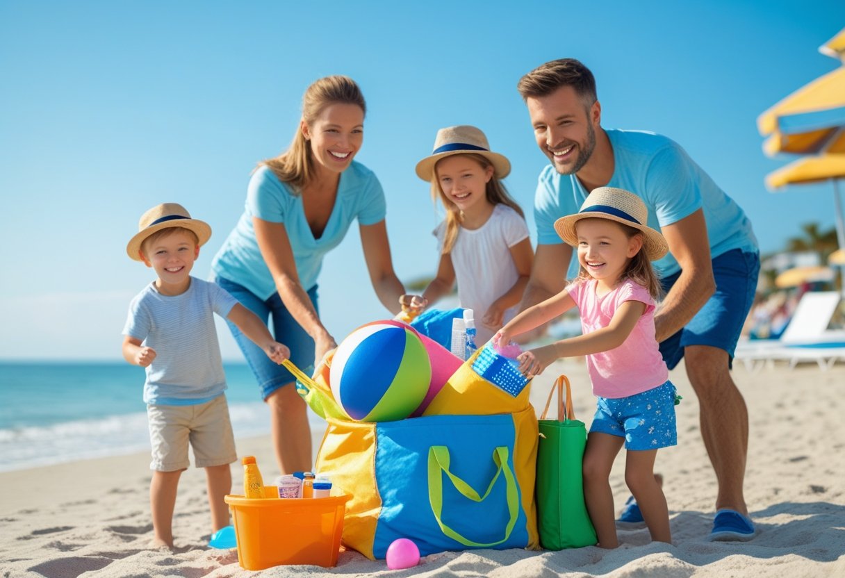 Sådan pakker du til en sjov dag ved stranden med børnene