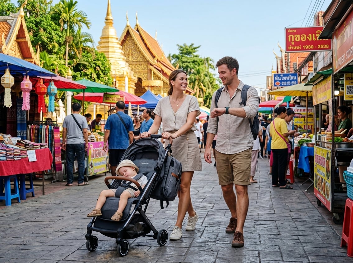Guide til Thailand med rejseklapvogn og tidsforskel